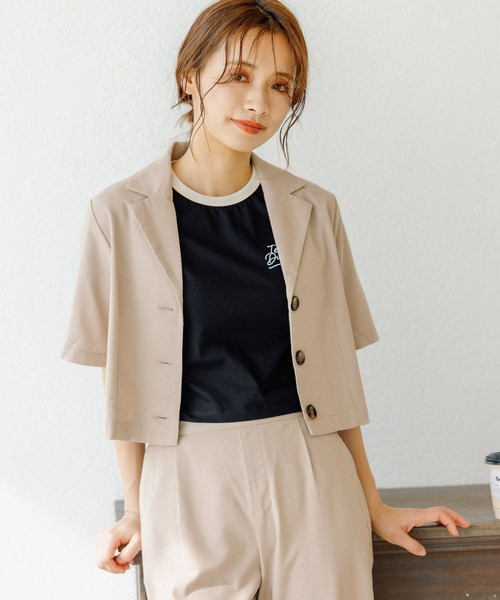 「mysty woman」 セットアップ FREE ベージュ レディース_画像3