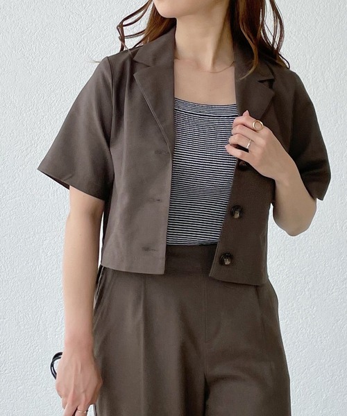 「mysty woman」 セットアップ FREE ベージュ レディース_画像6