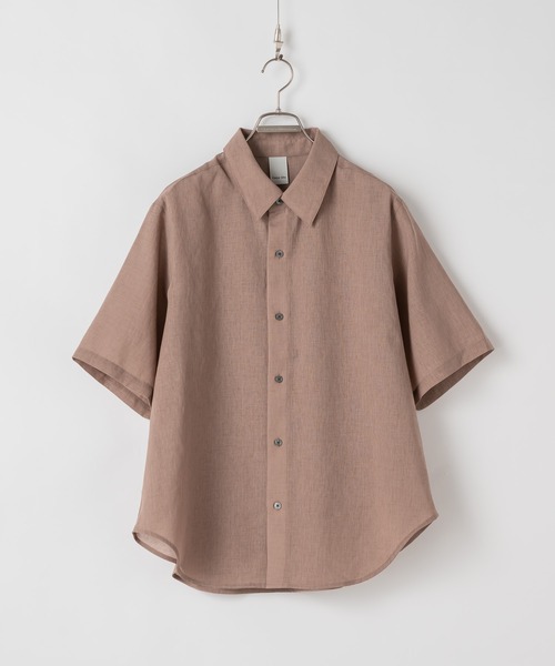 「Casper John」 半袖シャツ MEDIUM ライトグレー メンズ_画像9