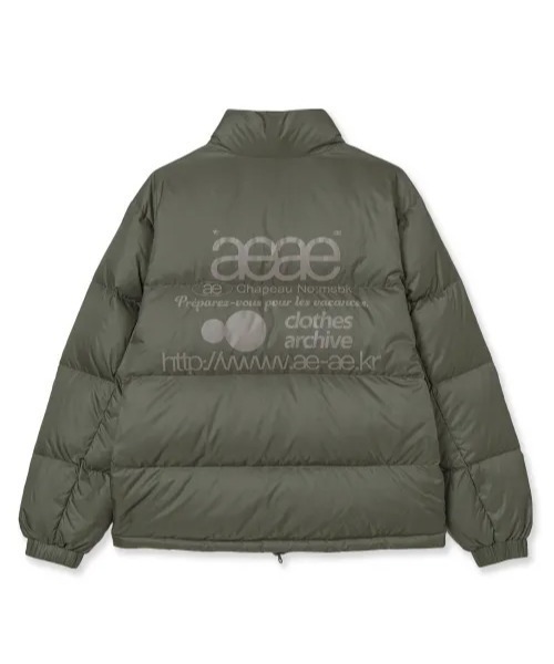 aeae ダウンコート ダウンジャケット WEB LOGO DOWN JACKET レディース
