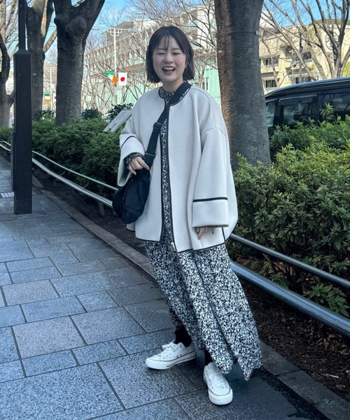 「un dix cors」 ブルゾン FREE ネイビー レディース_画像6