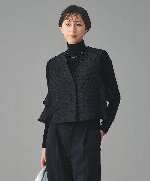 UNITED ARROWS（ユナイテッドアローズ） ベスト ジレ フラワー カット