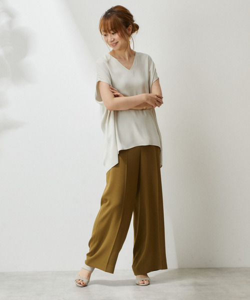 「Liesse」 ノースリーブチュニック - グリーン レディース_画像5