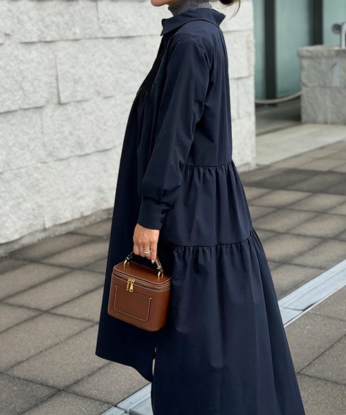 ST.ROONEY（セントルーニー） ワンピース ピンタックティアードシャツ