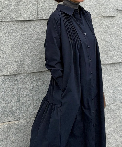 ST.ROONEY（セントルーニー） ワンピース ピンタックティアードシャツ