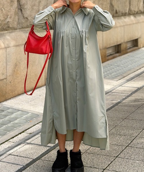ST.ROONEY(セントルーニー) ワンピース ピンタックティアードシャツ ST.ROONEY(セントルーニー) ワンピース ピンタックティアードシャツ