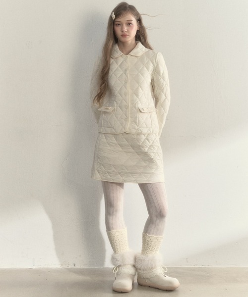 Sunsetpark スカート SunsetPark スカート ダイヤモンドステッチ リバーシブルスカート