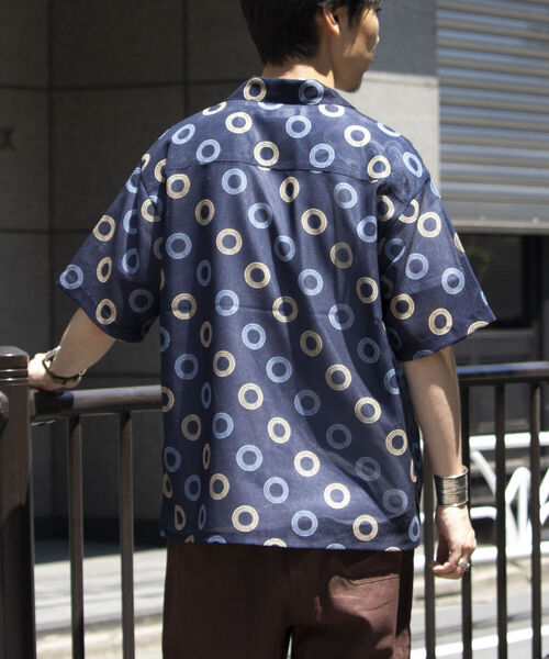 「GLOSTER」 半袖シャツ L ホワイト メンズ_画像9