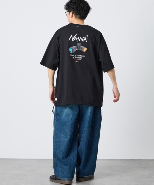 NANGA（ナンガ） tシャツ 半袖 別注 ルーズフィット NEBUKUROバック