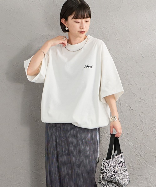 NANGA（ナンガ） tシャツ 半袖 別注 ルーズフィット NEBUKUROバック