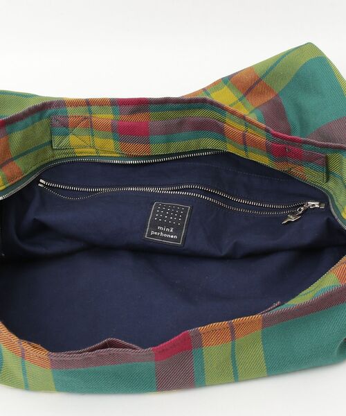 mina perhonen（ミナペルホネン） チェック柄ショルダーバッグ
