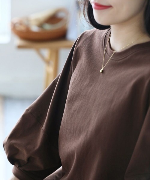 tシャツ 袖ボリューム長袖カットソー レディース : ZOZOTOWN Yahoo!店