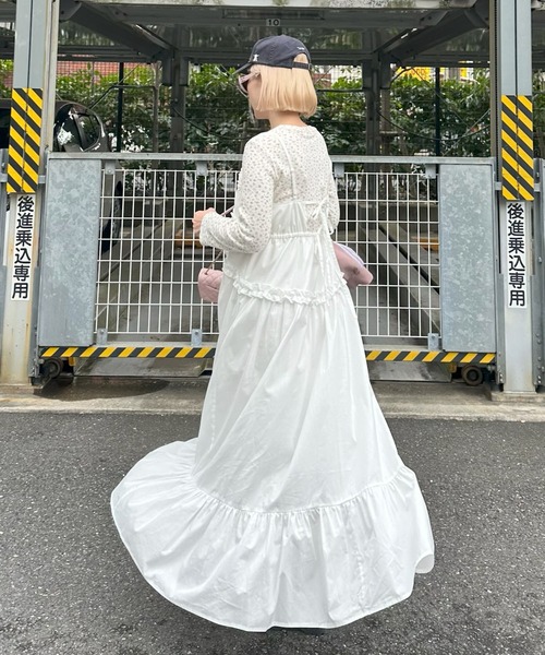 Alley Tokyo ワンピース コットンフリルキャミワンピ : ZOZOTOWN Yahoo