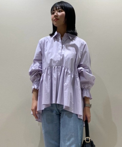 「Mila Owen」 長袖ブラウス 1 ホワイト レディース_画像8