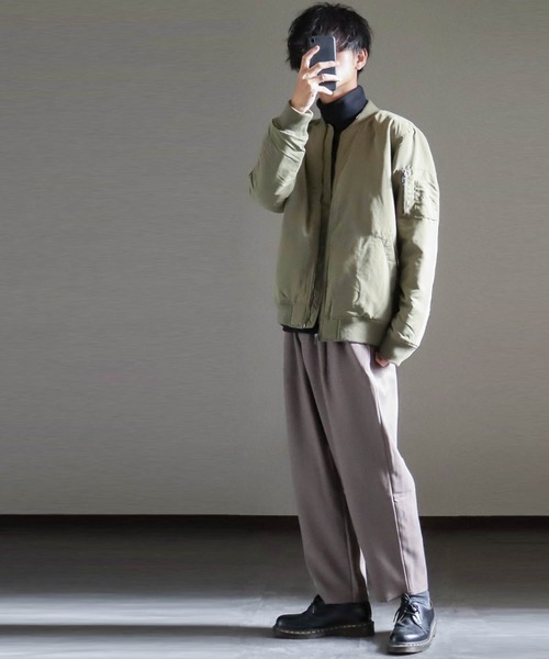 「Anytime Songs」 ブルゾン MEDIUM ピンク メンズ_画像2