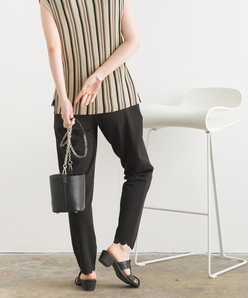 「terrace」 イージーパンツ MEDIUM ブルーグレー レディース_画像6