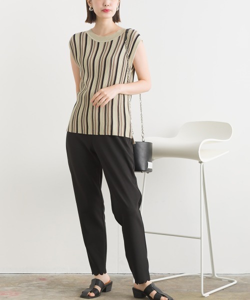 「terrace」 イージーパンツ MEDIUM ブルーグレー レディース_画像7