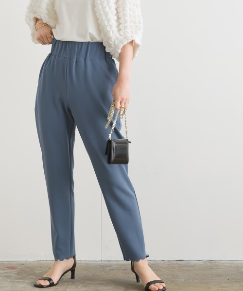 「terrace」 イージーパンツ MEDIUM ブルーグレー レディース_画像8