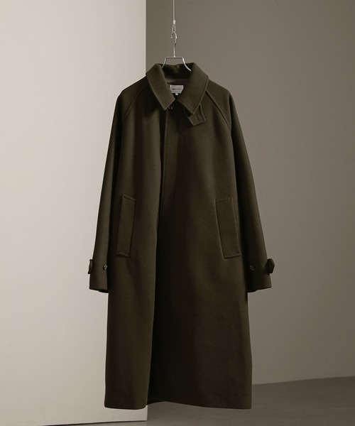 「EMMA CLOTHES」 ステンカラーコート M ブラック メンズ_画像5