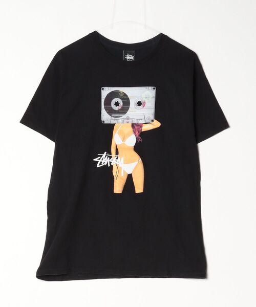 STUSSY（ステューシー） 半袖Tシャツ M ブラック メンズ : ZOZOTOWN 