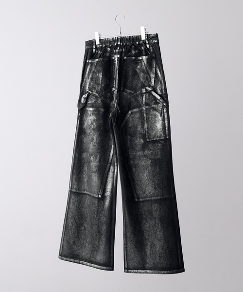 CLEL（クレイル） ワイドパンツ ジーンズ 「CLEL」Foil Print Double