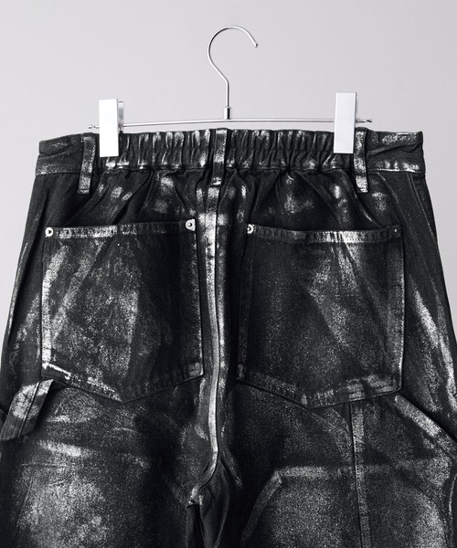 CLEL（クレイル） ワイドパンツ ジーンズ 「CLEL」Foil Print Double