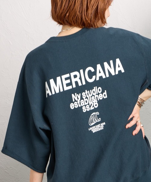 ハグオーワ　アメリカーナ　トレーナー　オートミール AMERICANA（アメリカーナ） トレーナー スウェット 「別注