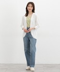 カーディガン 「ハニさら・接触冷感・UVカット...の詳細画像1