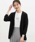 カーディガン 「ハニさら・接触冷感・UVカット...の詳細画像4