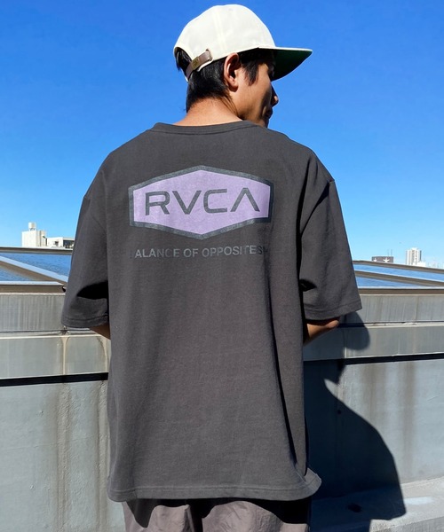 「RVCA」 半袖Tシャツ L スミクロ メンズ_画像3