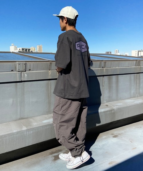 「RVCA」 半袖Tシャツ L スミクロ メンズ_画像7