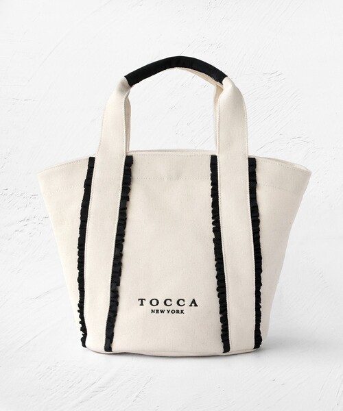 「TOCCA」 ハンドバッグ F ブラック レディースの画像