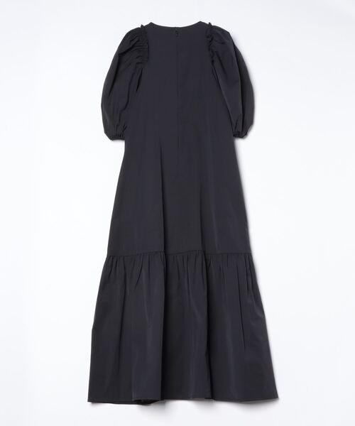 「DOUBLE STANDARD CLOTHING」 半袖ワンピース 38 キャメル レディース_画像2