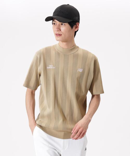 新品　ニューバランスゴルフ　ニット　セーター　モックネック　ベージュ　サイズ1 New Balance Golf（ニューバランスゴルフ） セーター ニット 「直営