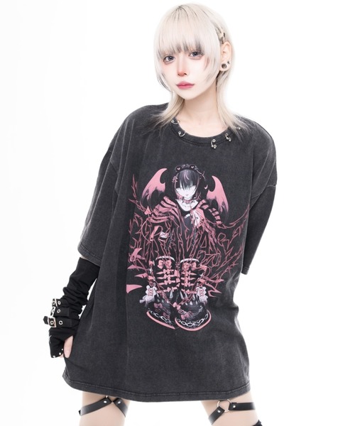 TRAVAS TOKYO 地雷系 半袖Tシャツ TRAVAS TOKYO（トラバストーキョー） tシャツ 半袖 「TRAVAS TOKYO