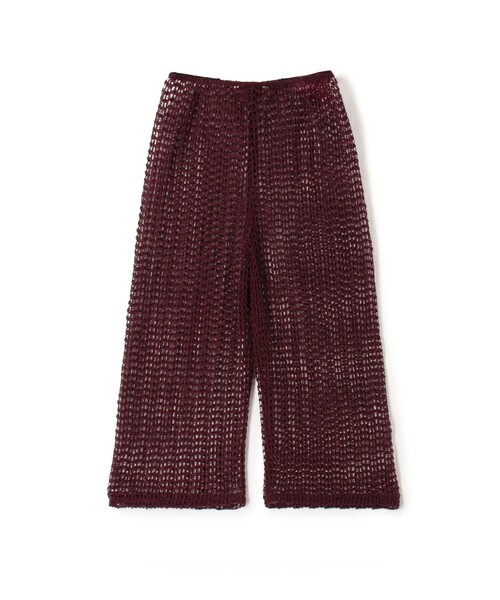パンツ ラッセルレース ハーフパンツ レディース