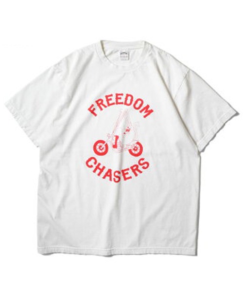 tシャツ HOUSTON ピグメントプリントTシャツ(DEVIL) メンズ レディース