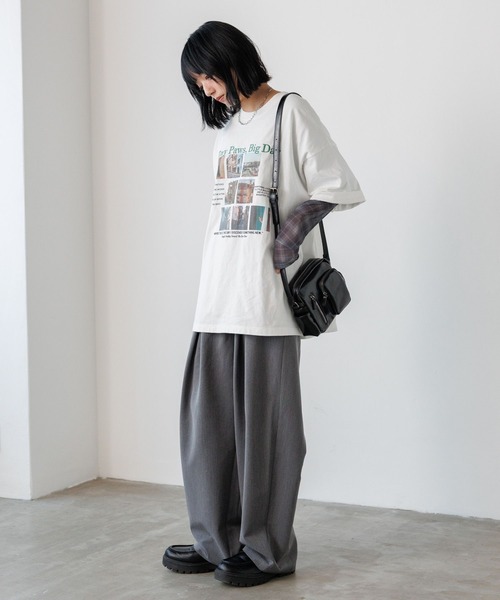 「PBLIM」 スラックス MEDIUM ブラック系その他 レディース_画像4