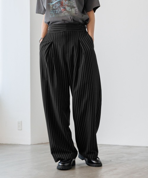 「PBLIM」 スラックス MEDIUM ブラック系その他 レディース_画像6