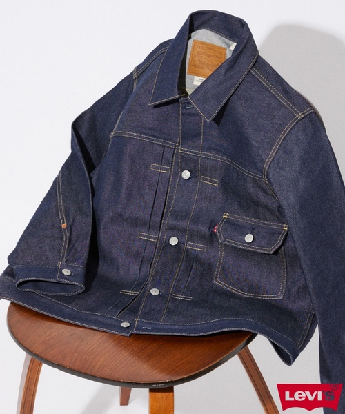 Levi's Premium ダークブルー デニムジャケット S Levis PReMIUM 「Levis PReMIUM」 デニムジャケット - ダークブルー