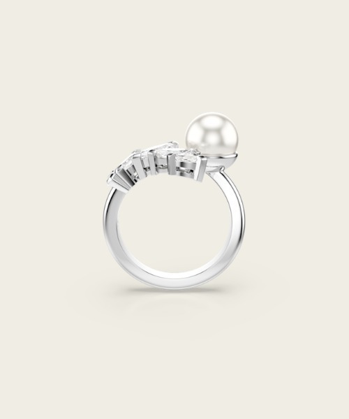 [美品]SWROVSKI MESMERA RING シルバー58 Lサイズ SWAROVSKI（スワロフスキー） 指輪 リング 「公式」「スワロフスキー