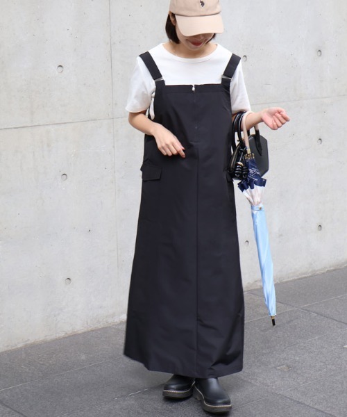 「Pierrot」 サロペットスカート - ブラック レディース_画像4