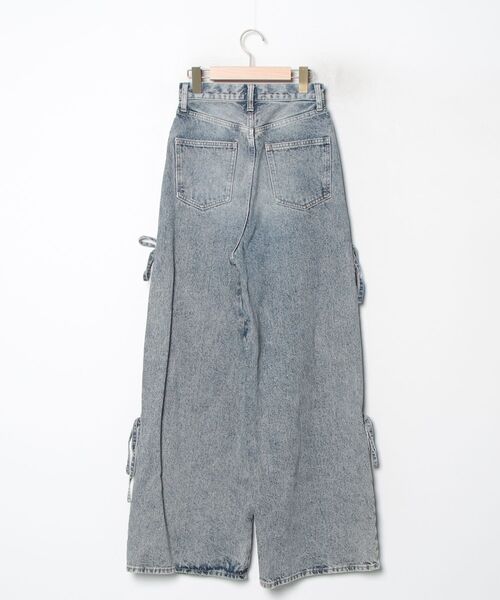 「EMODA」 デニムパンツ SMALL ブルー レディース_画像2