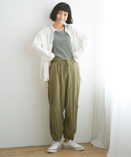 「LBC」 長袖シャツ M チャコールグレー レディース_画像7
