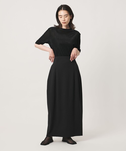2026 MARW UNITED ARROWS バルーンスカート 36 ブラック MARW UNITED ARROWS（マルゥ ユナイテッドアローズ） ロング スカート