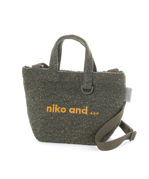 niko and…（ニコアンド） ショルダーバッグ バッグ ニコロゴツブツブ