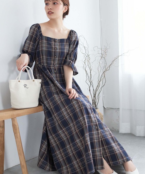 いつも ワンピース 通販 Paypayモール 5部袖キャンディースリーブワンピース Zozotown Paypayモール店 サイト