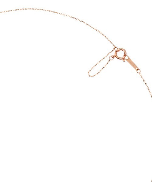 ネックレス 「12月誕生石」K18ピンクゴールド しずく ネックレス レディースの画像