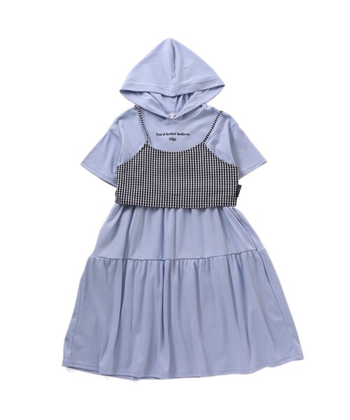 ワンピース キャミ&ティアードワンピセット3,960円