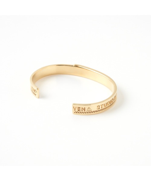 STUDIO SEVEN バングル Gold Caution Bangle「STUDIOSEVEN/スタジオ 